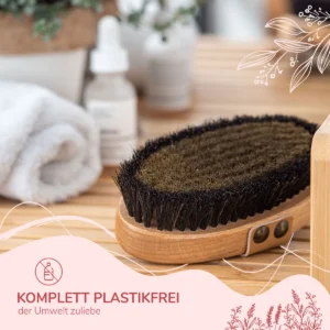 Dry Brushing ist eine einfache, aber effektive Technik zur Verbesserung der Hautgesundheit und -schönheit.