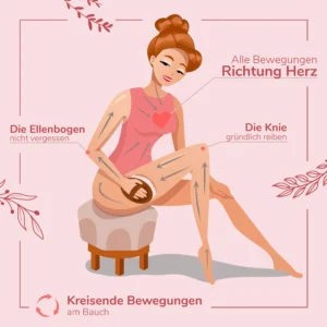 Eine Massagebürste ist eine großartige Möglichkeit, um Muskelverspannungen zu lösen und den Körper zu entspannen.