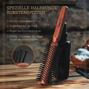 Bartbürste rund 4
