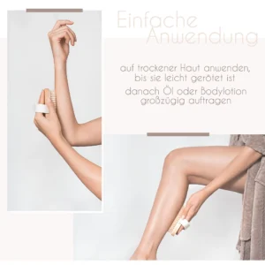 Eine Peelingbürste ist ein großartiges Werkzeug, um Cellulite zu bekämpfen und das Erscheinungsbild der Haut zu verbessern.