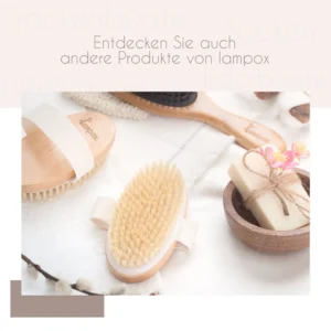 Die Peelingbürste ist eine beliebte Massagebürste, die dazu beitragen kann, abgestorbene Hautzellen zu entfernen und die Hautstruktur zu verbessern.