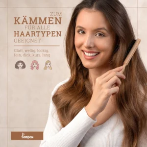 Die Toupierbürste ist ideal, um mehr Volumen in das Haar zu bringen und ist besonders wirksam bei feinem Haar.