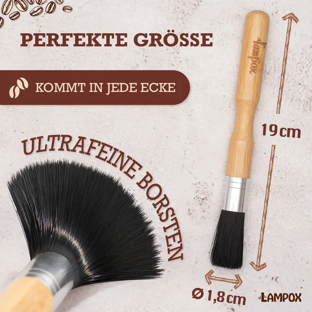 Barista Pinsel - Reinigungspinsel, Küchenpinsel – Bild 2
