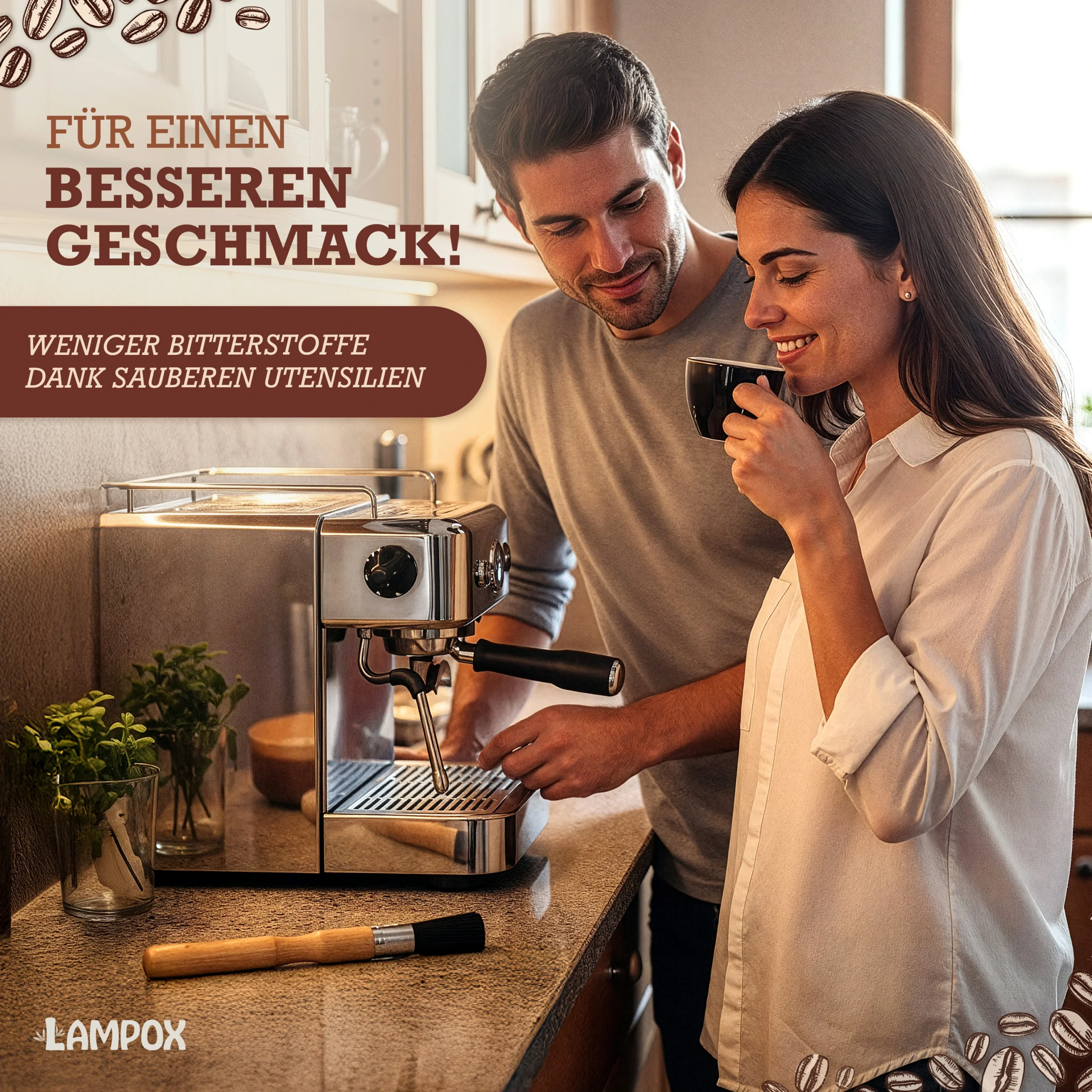 Barista Pinsel - Reinigungspinsel, Küchenpinsel – Bild 7